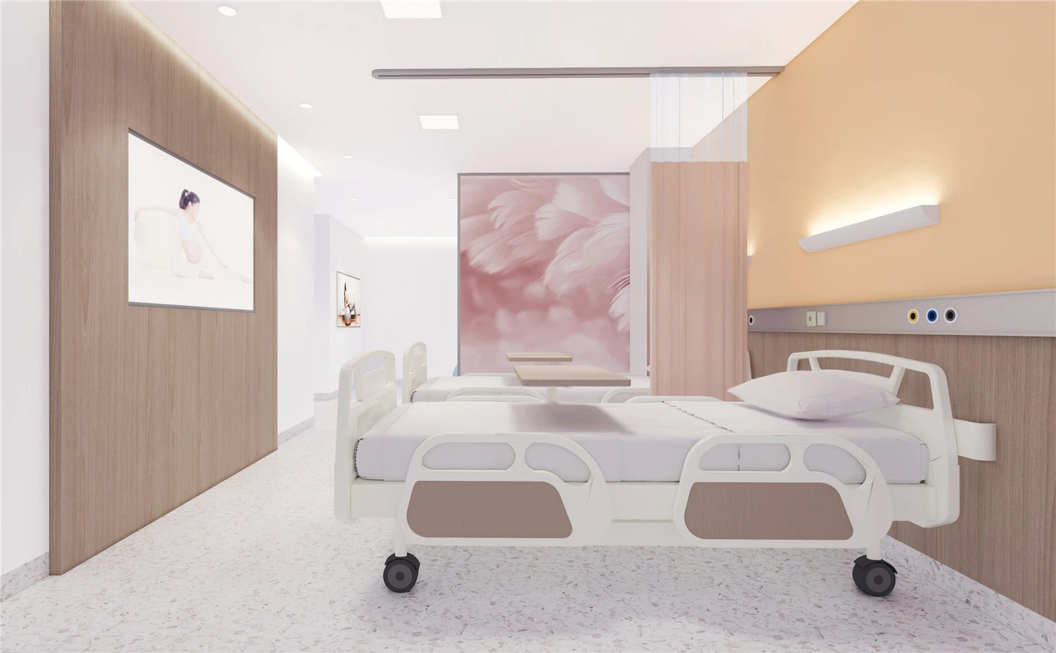 【醫(yī)院案例】婦產(chǎn)醫(yī)院這樣設(shè)計，簡而不失其華！(圖2)