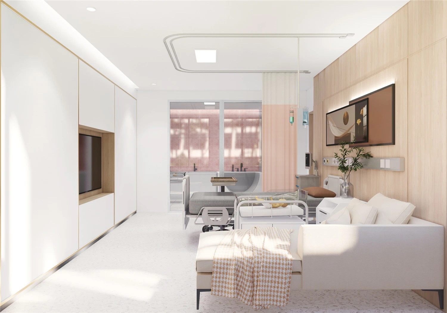 【醫(yī)院案例】婦產(chǎn)醫(yī)院這樣設(shè)計，簡而不失其華！(圖6)